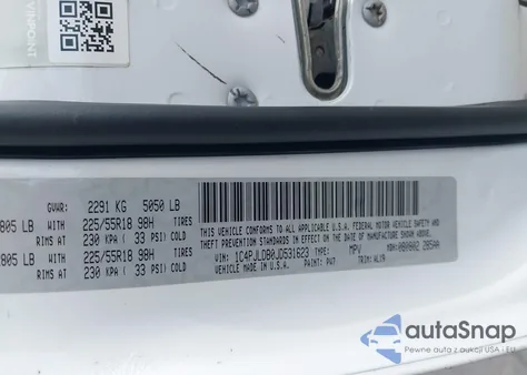 2018 Jeep Cherokee Limited Fwd z USA, uszkodzony, nr VIN 1C4PJLDB0JD531623